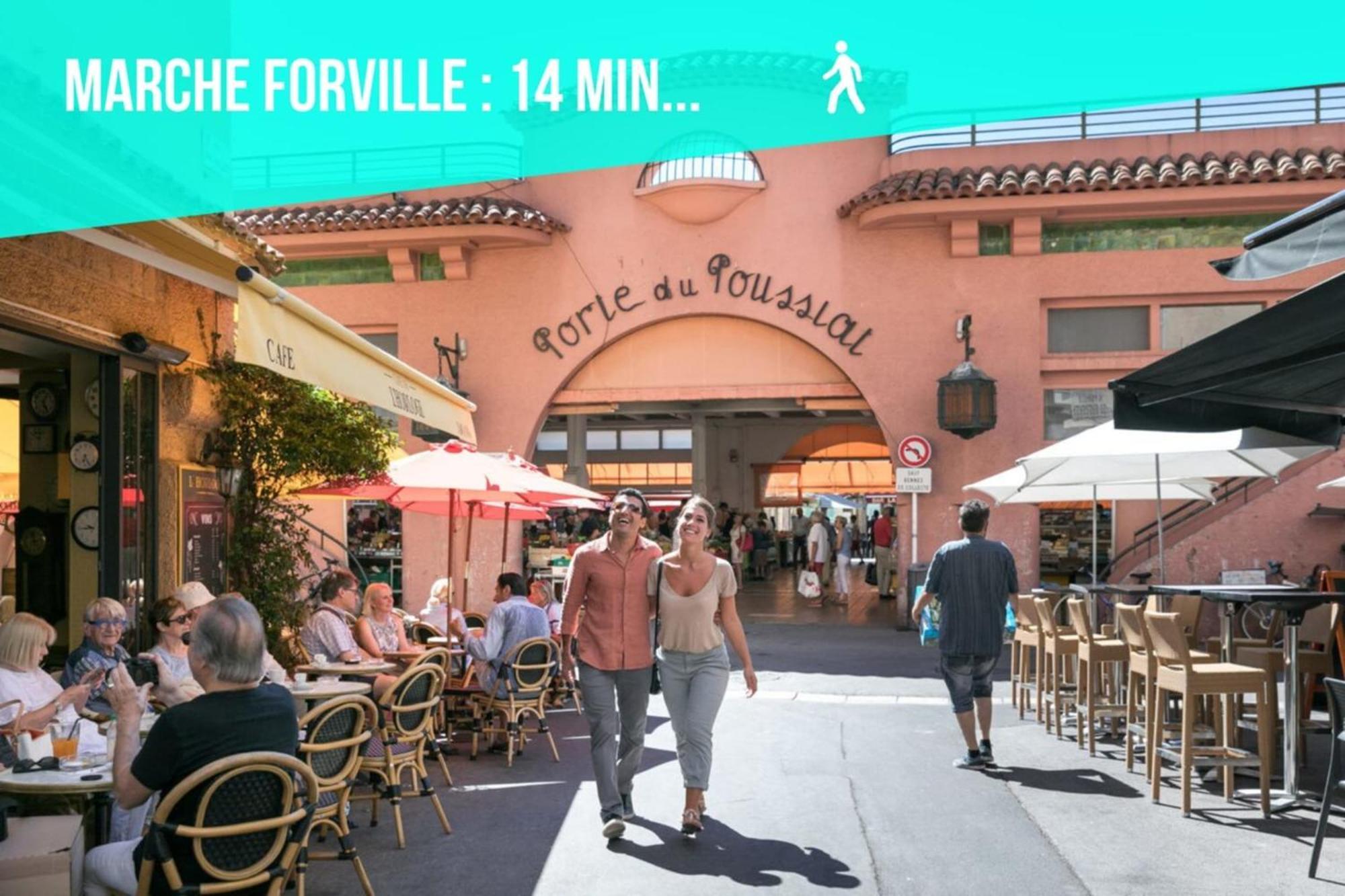 Les Sorbiers - Centre Ville - Spacieux & Climatisation Cannes Eksteriør billede